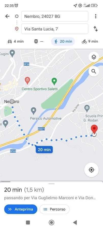 Apartamento Entire flat, independent entrance, 20 mins to BGY - Bergamo Milan airport Nembro Exterior foto